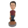 Picture of Custom Bobblehead Doll: Man With Football