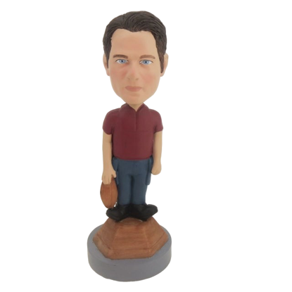 Picture of Custom Bobblehead Doll: Man With Football
