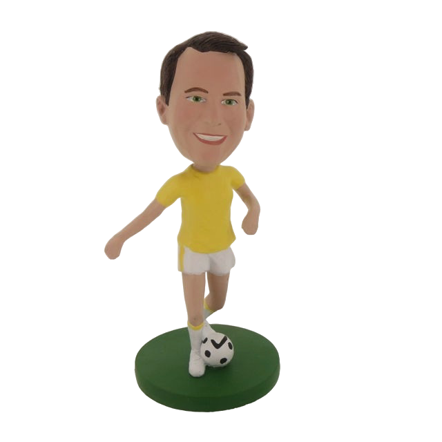 Picture of Custom Bobblehead Doll: Man Soccer Player
