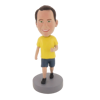 Picture of Custom Bobblehead Doll: Running Man With Yellow Short Sleeve