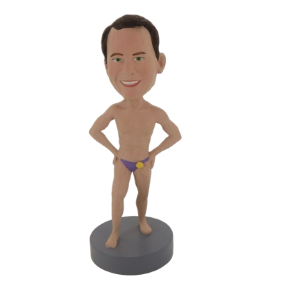 Picture of Custom Bobblehead Doll: Shirtless Muscle Man
