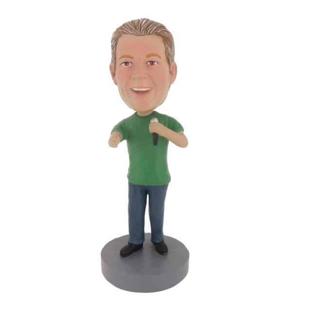 Picture of Custom Bobblehead Doll: Game Commentary Man
