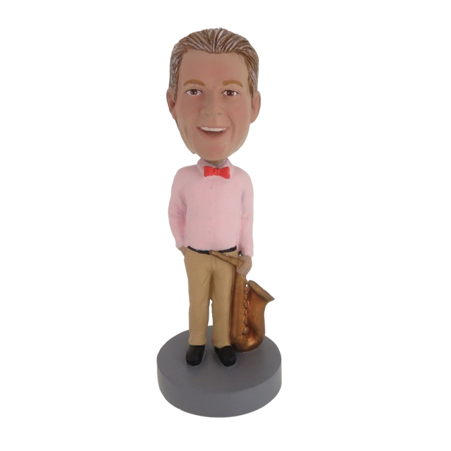 Picture of Custom Bobblehead Doll: Man Standing With Sax