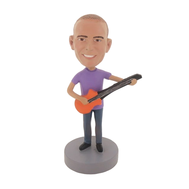 Picture of Custom Bobblehead Doll: Male Acoustic Guitar Player