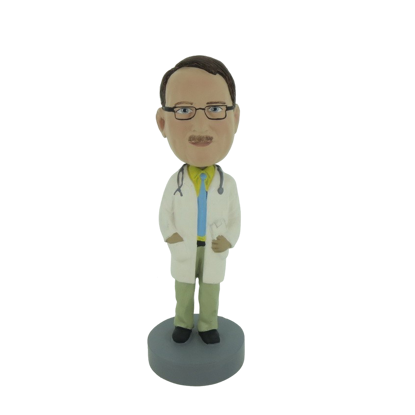 Picture of Custom Bobblehead Doll: Hands In Lab Coat Male Doctor