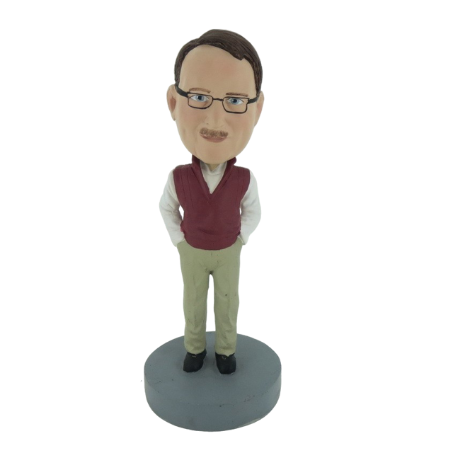 Picture of Custom Bobblehead Doll: Casual Old Man