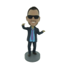 Picture of Custom Bobblehead Doll: Cugar In Sunglass Joking