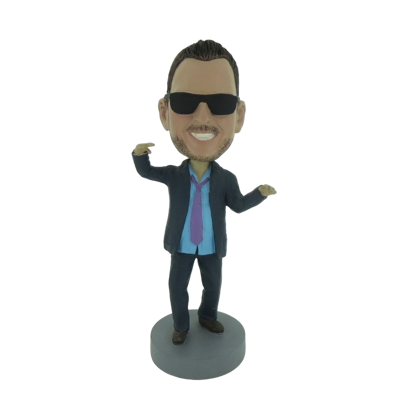 Picture of Custom Bobblehead Doll: Cugar In Sunglass Joking