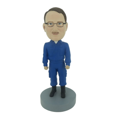 Picture of Custom Bobblehead Doll: Man In Blue Uniform