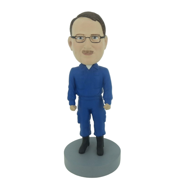 Picture of Custom Bobblehead Doll: Man In Blue Uniform