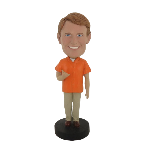 Picture of Custom Bobblehead Doll: Man In Vivid Color Clothing