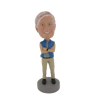 Picture of Custom Bobblehead Doll: Old Man In Short TShirt