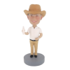 Picture of Custom Bobblehead Doll: Cowboy Drinking