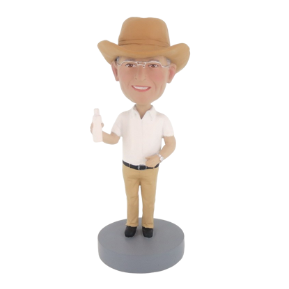 Picture of Custom Bobblehead Doll: Cowboy Drinking