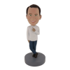 Picture of Custom Bobblehead Doll: Casual Man Finger Up