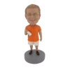 Picture of Custom Bobblehead Doll: Casual Man Happily Enjoy Drink