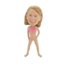 Picture of Custom Bobblehead Doll: Sexy Girl in Bikini