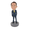 Picture of Custom Bobblehead Doll: Business Man In Blue Suit