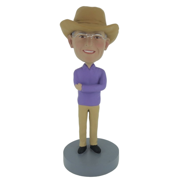 Picture of Custom Bobblehead Doll: Cowboy Hands Crossing