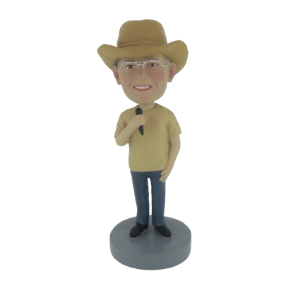 Picture of Custom Bobblehead Doll: Cowboy Singer