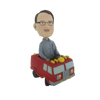 Picture of Custom Bobblehead Doll: Man In Fire Engine