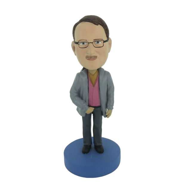 Picture of Custom Bobblehead Doll: Man In Gray Coat
