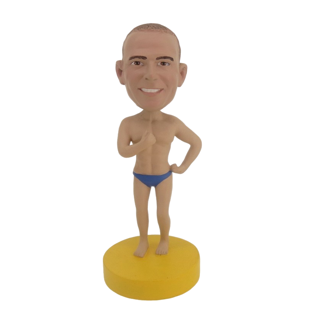Picture of Custom Bobblehead Doll: Man On Beach