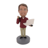 Picture of Custom Bobblehead Doll: Man With Laptop