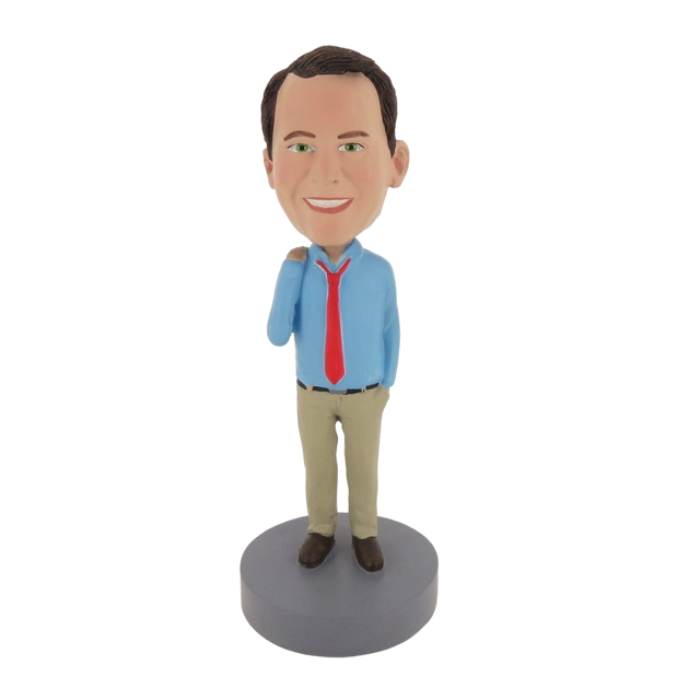 Picture of Custom Bobblehead Doll: One Hand In Khaki Man