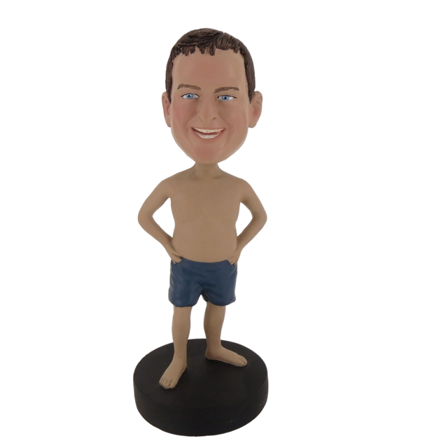 Picture of Custom Bobblehead Doll: Shirtless Shorts Man