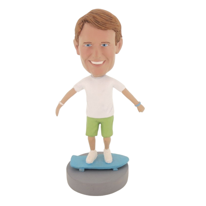 Picture of Custom Bobblehead Doll: Skateboarder Man