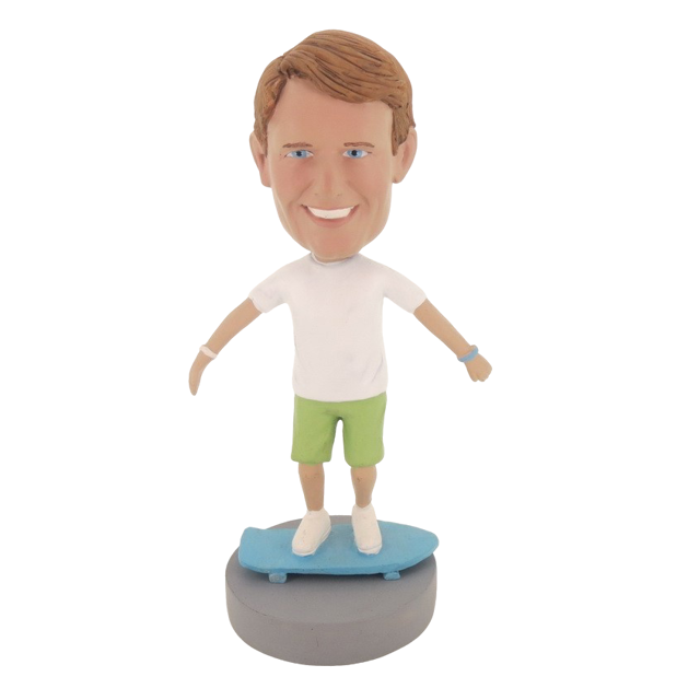 Picture of Custom Bobblehead Doll: Skateboarder Man