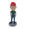 Picture of Custom Bobblehead Doll: Casual Boy In Red Hat