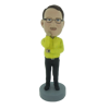 Picture of Custom Bobblehead Doll: Business Man In Thinking Style