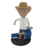 Picture of Custom Bobblehead Doll: Cowboy And Golf Club