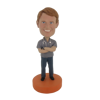 Picture of Custom Bobblehead Doll: Gray Uniform Doctor