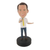 Afbeeldingen van Aangepaste bobbleheadpop: man met spraak