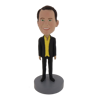 Picture of Custom Bobblehead Doll: Man In Black And Yellow Suit
