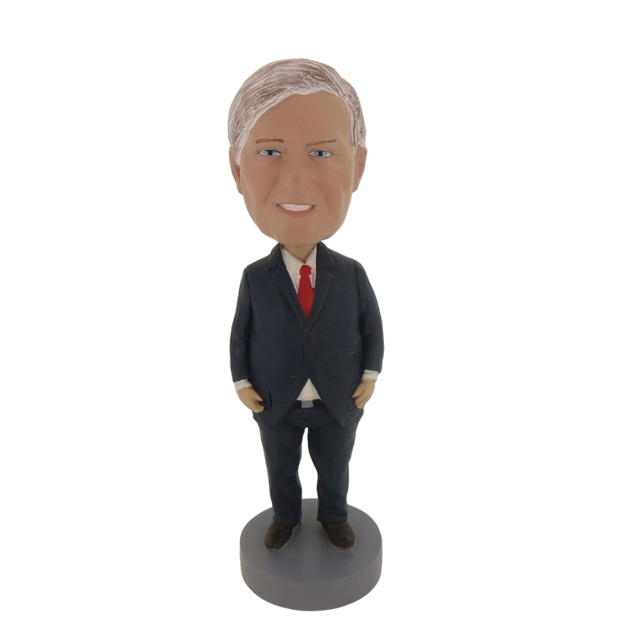 Picture of Custom Bobblehead Doll: Serious Old Business Man