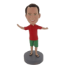 Picture of Custom Bobblehead Doll: Man In Red And Green Welcoming