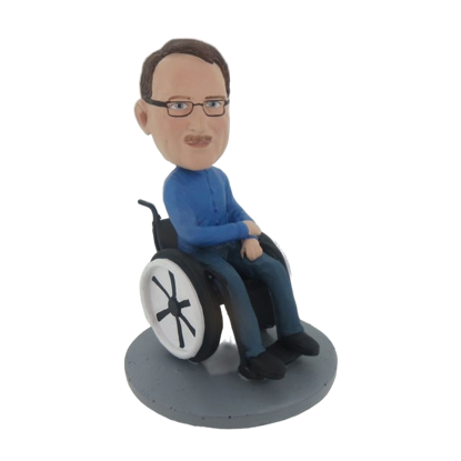 Picture of Custom Bobblehead Doll: Man In Wheelchair