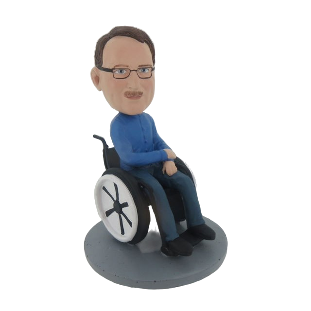 Picture of Custom Bobblehead Doll: Man In Wheelchair