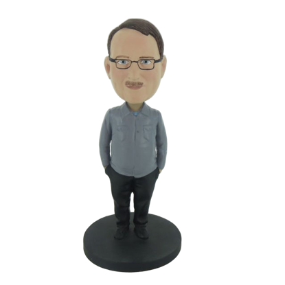 Picture of Custom Bobblehead Doll: Man In Work Suit