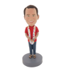 Picture of Custom Bobblehead Doll: Man with Hawaii Lei