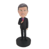 Picture of Custom Bobblehead Doll: Business Man Holding Tie