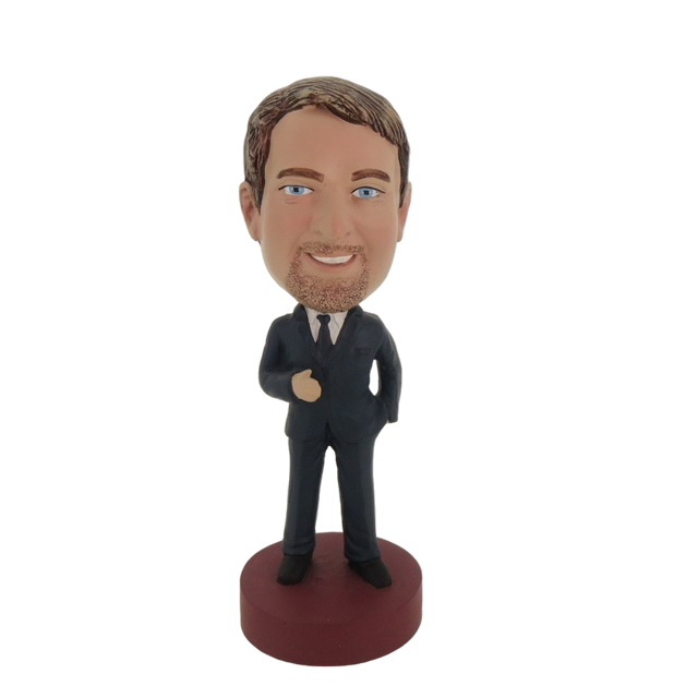 Picture of Custom Bobblehead Doll: Business Man With Beard
