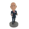 Picture of Custom Bobblehead Doll: Business Man With Red Wine