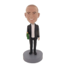 Picture of Custom Bobblehead Doll: Business Man With Wine