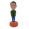 Picture of Custom Bobblehead Doll: Man In Green And Blue