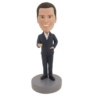 Picture of Custom Bobblehead Doll: Officer With One Hand in Pocket